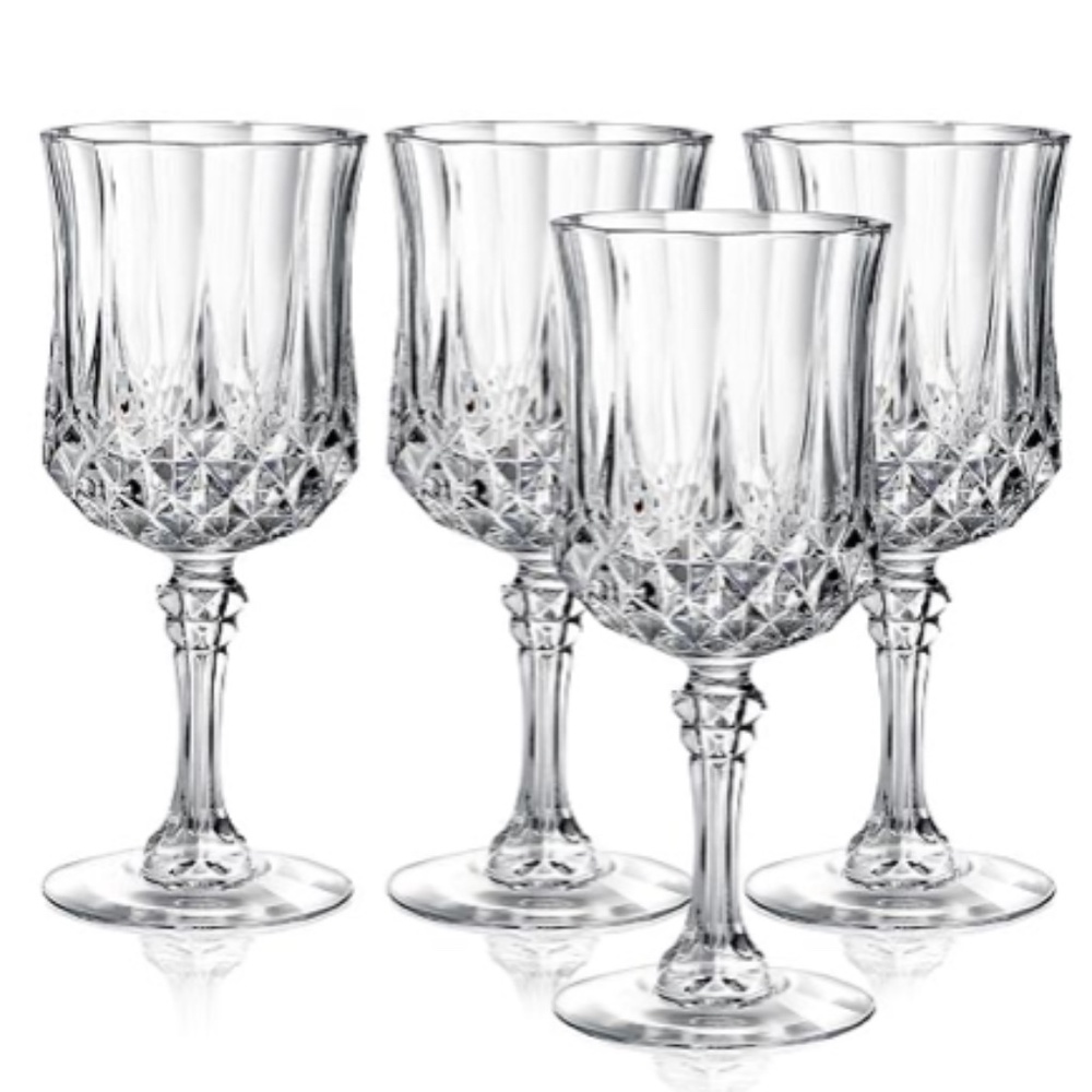 Longchamp Cristal D'Arques Wine Glasses